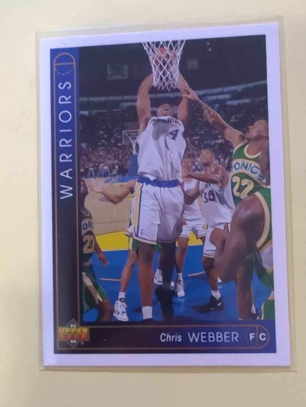 Upper Deck Warriors Chris Webber #311 NM